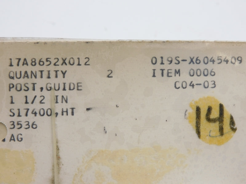 SPARE PART 17A8652X012 (PKG OF 2) NSMP