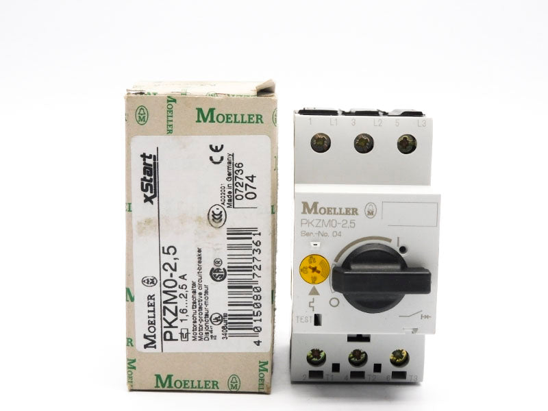 KLOCKNER MOELLER PKZM0-2,5 600VAC 1.6-2.5A NSMP