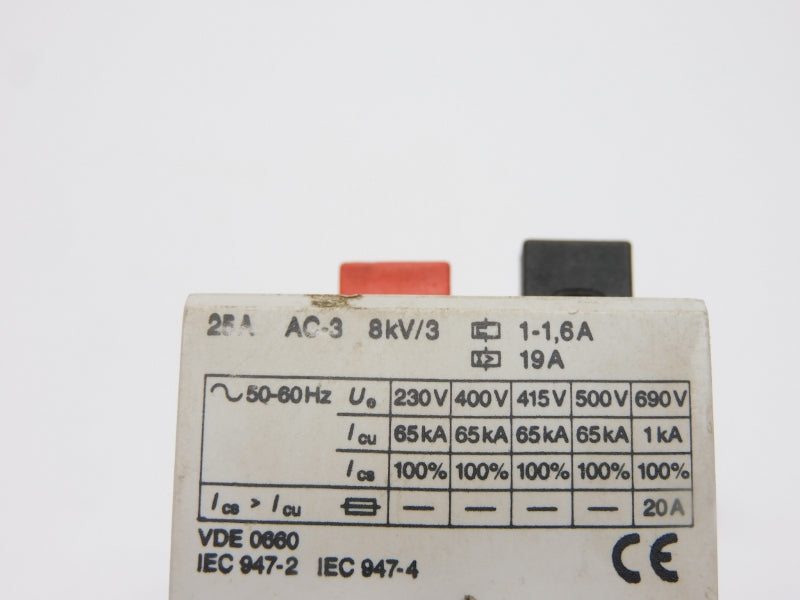 CUTLER HAMMER A302FN SER. A1 690V 1.0-1.6A UNMP