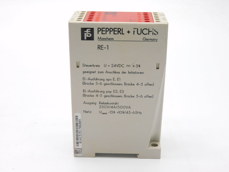 PEPPERL+FUCHS RE-1 00356 110V NSMP