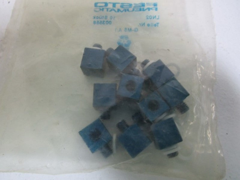 LOT OF 10 FESTO G-M5 A/I NSMP