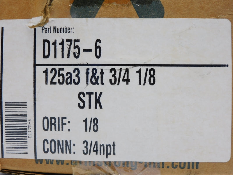ARMSTRONG D1175-6 125-A3 175PSI 1/8" NSMP