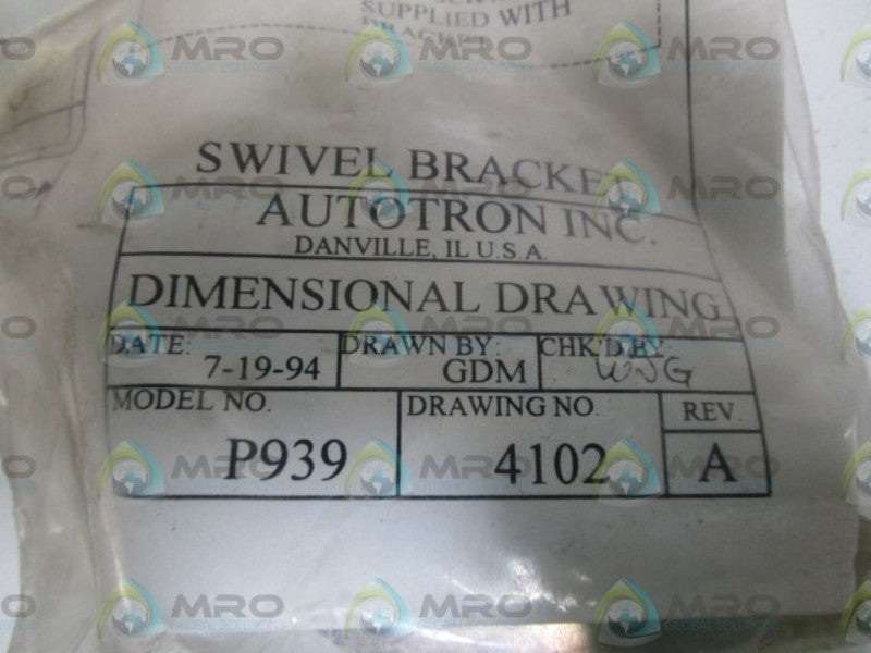 LOT OF 2 AUTOTRON INC. P939 NSMP