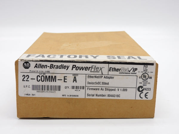 ALLEN BRADLEY 22-COMM-E SER. A F/W V1.009 5VDC NSFS