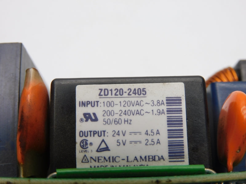 NEMIC-LAMBDA ZD120-2405 200-240VAC 4.5A UNMP