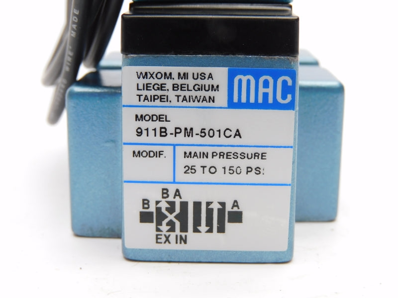 MCA 911B-PM-501CA 24VDC 25-150PSI NSMP