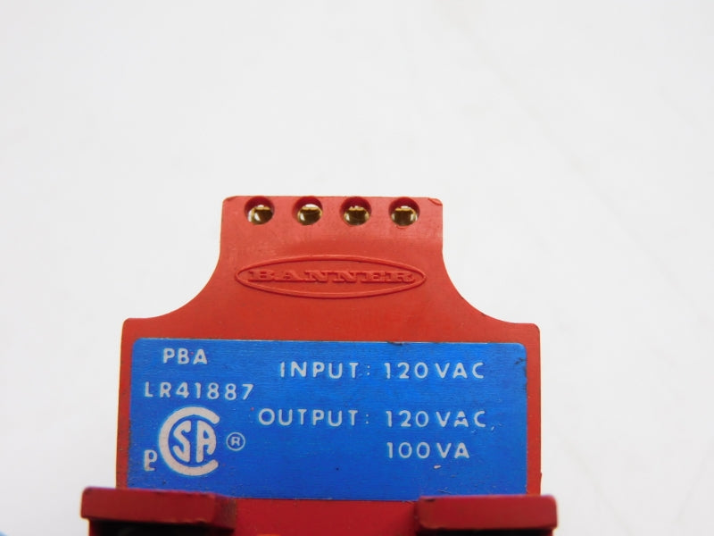 BANNER ENGINEERING PBA 120VAC UNMP