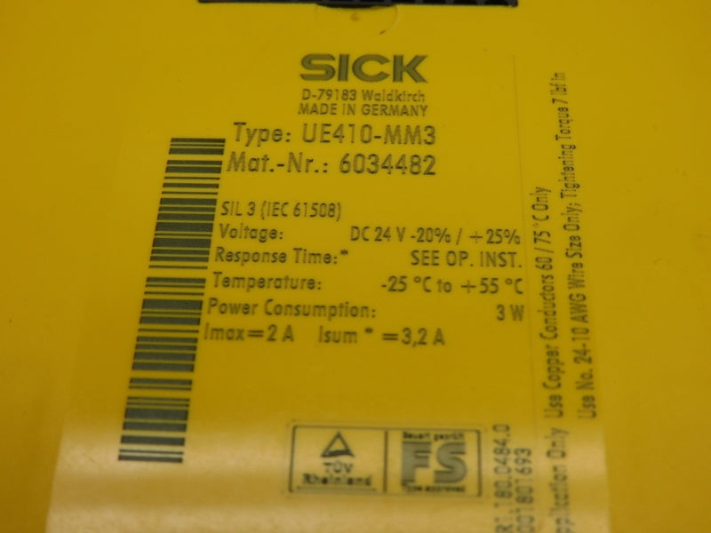 SICK UE410-MM3 6034482 24VDC 3.2A NSNP