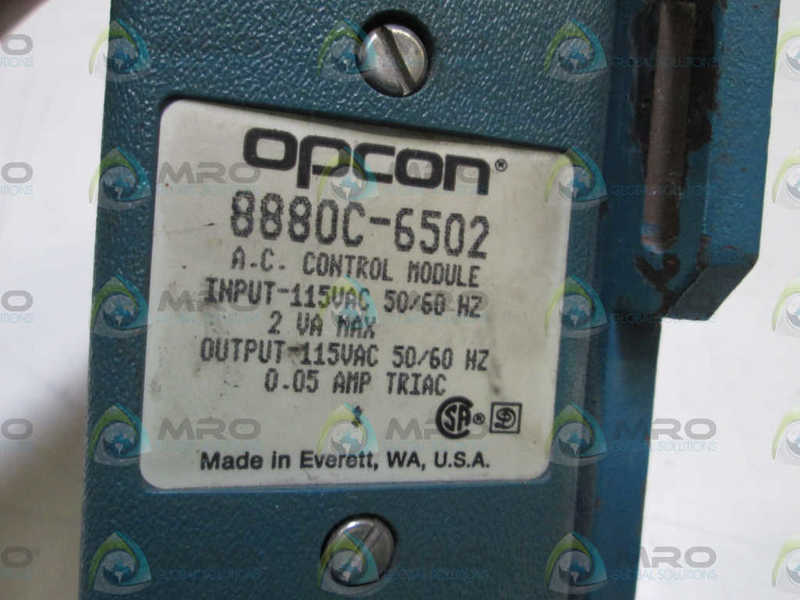 OPCON 8880C-6502 CONTROL UNIT UNMP