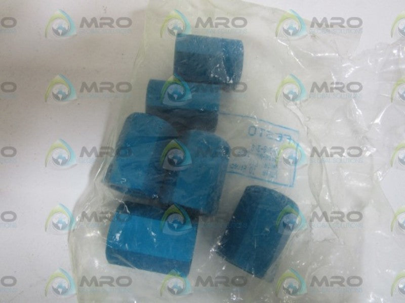 LOT OF 6 FESTO SLEEVE QM-3/8-3/8 NSNP IN BAG