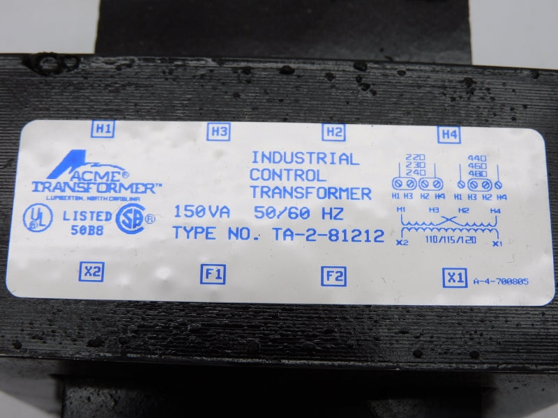 ACME TRANSFORMER TA-2-81212 240/480V NSMP