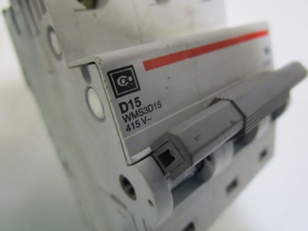 CUTLER-HAMMER CIRCUIT BREAKER WMS3D15 415V  UNMP