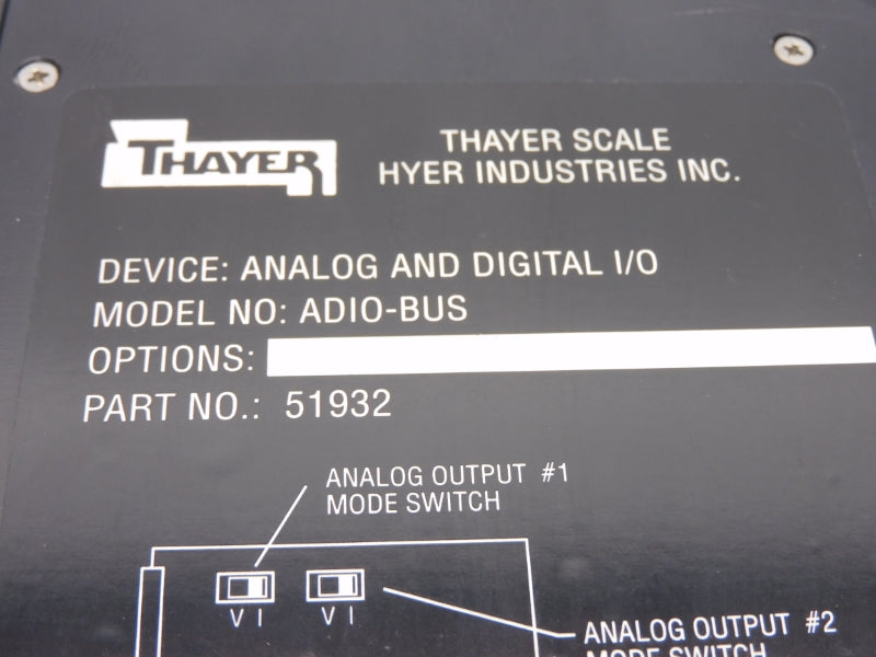 THAYER ADIO-BUS 51932 UNMP