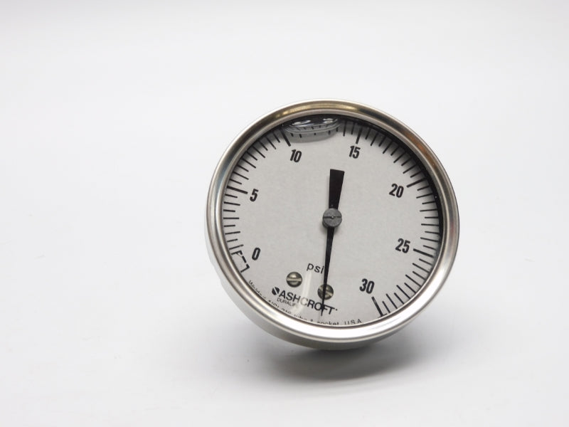 ASHCROFT 251009SWL02B-30# 30PSI 2-1/2" NSMP