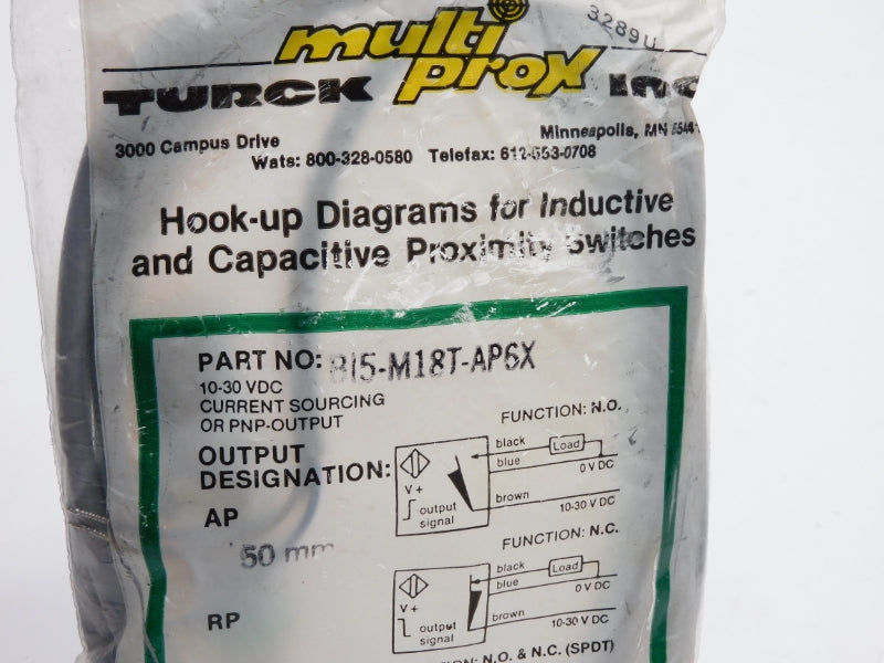 TURCK BI5-M18T-AP6X 10-30VDC NSMP