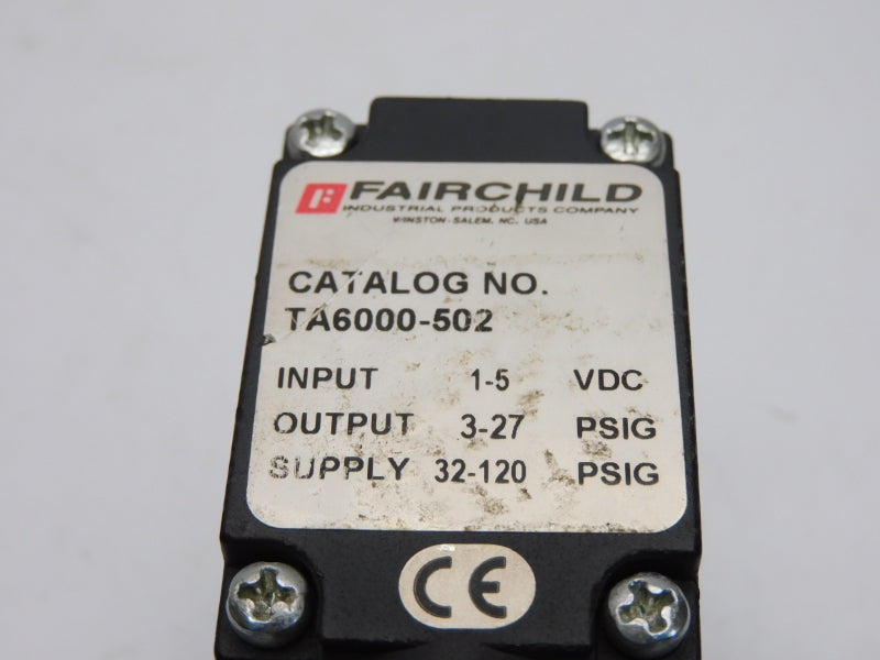 FAIRCHILD TA6000-502 1-5VDC 32-120PSI UNMP