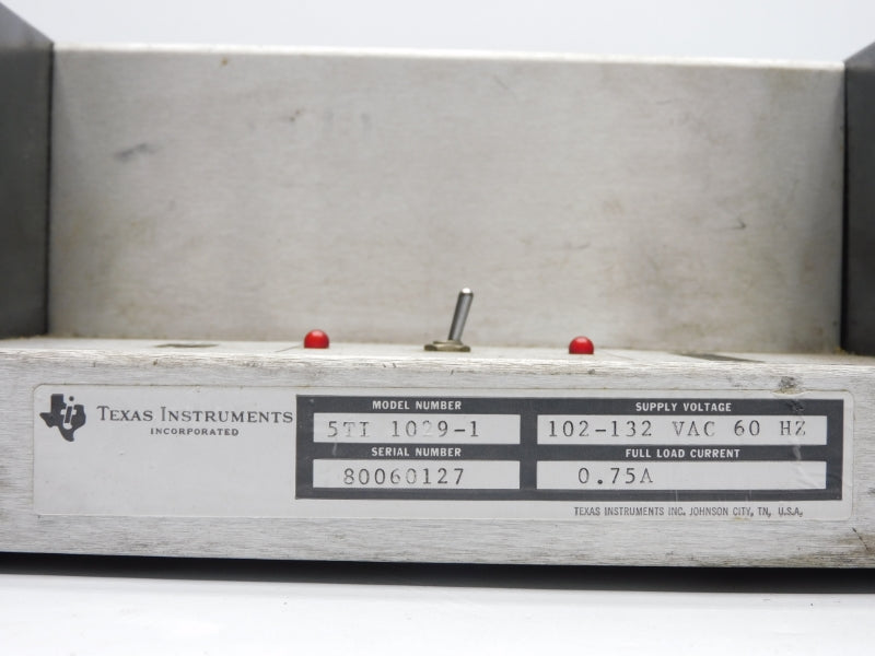 TEXAS INSTRUMENTS 5TI1029-1 102-132VAC 0.75A UNMP