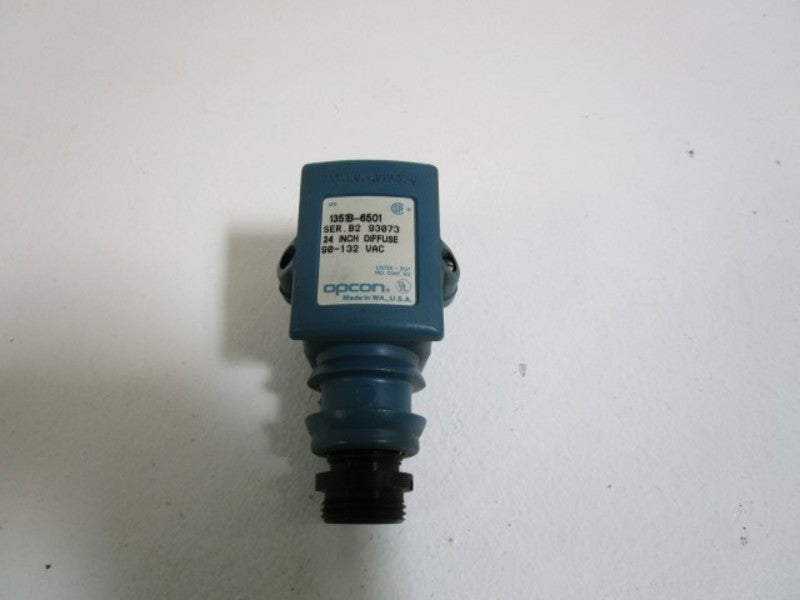OPCON PHOTOELECTRIC DIFFUSE REFLECTIVE 90-132 VAC 1351B-6501 UNMP
