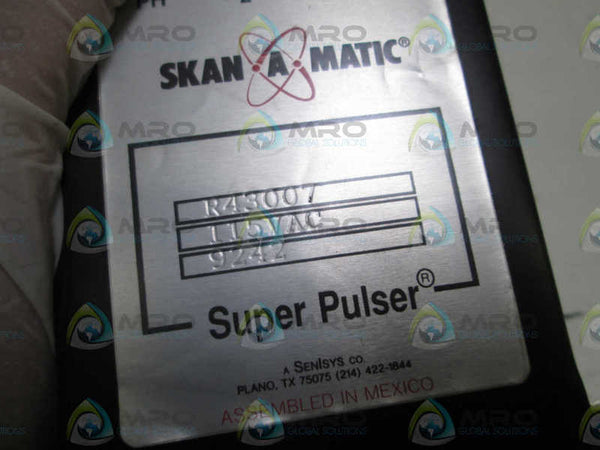 SKAN-A-MATIC SENSOR RELAY R43007 115VAC NSNP