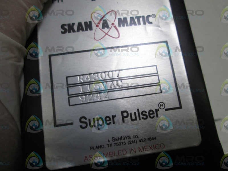 SKAN-A-MATIC SENSOR RELAY R43007 115VAC NSNP