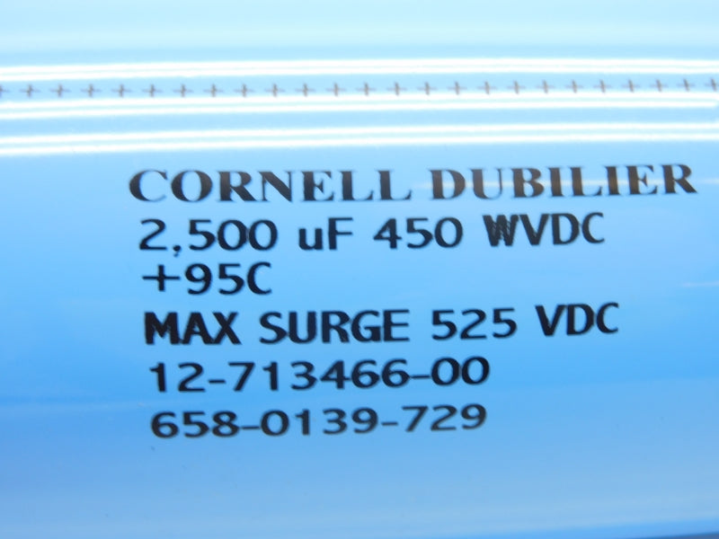 CORNELL DUBILIER 12-713466-00 658-0139-729 525VDC NSNP