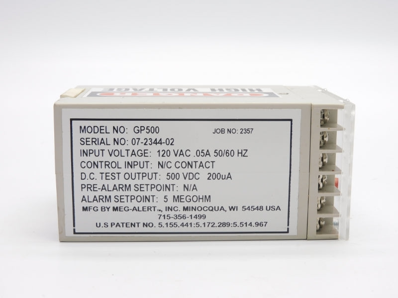 MOTOR GUARD GP500 500VDC .05A NSNP