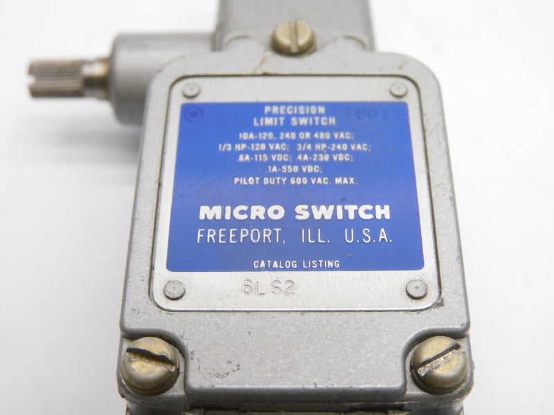 MICRO SWITCH 6LS2 600VAC 10A (GREY) UNMP