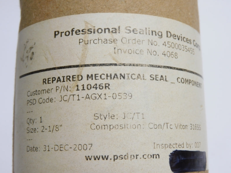 PROFESSIONAL SEALING DEVICES JC/T1-AGX1-0539 11046R NSMP