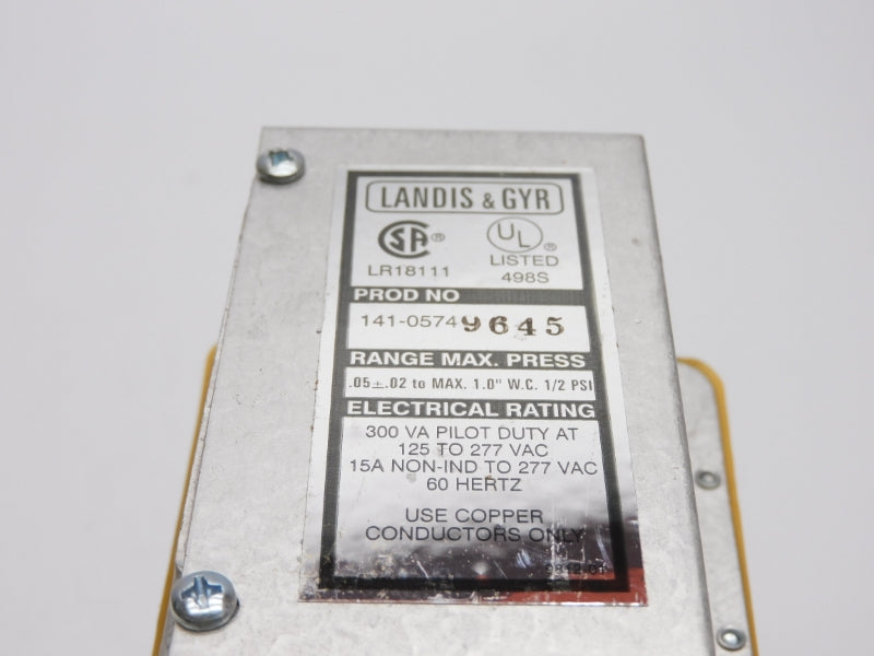 LANDIS&GYR 141-0574 277VAC 15A 1/2PSI (AS PICTURED) NSMP