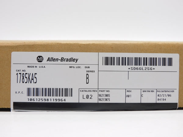 ALLEN BRADLEY 1785-KA5 SER. B F/W C 5VDC 2.0A NSMP