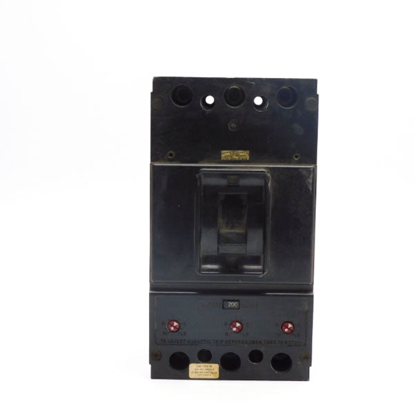 WESTINGHOUSE JA3200 600VAC 200A UNMP