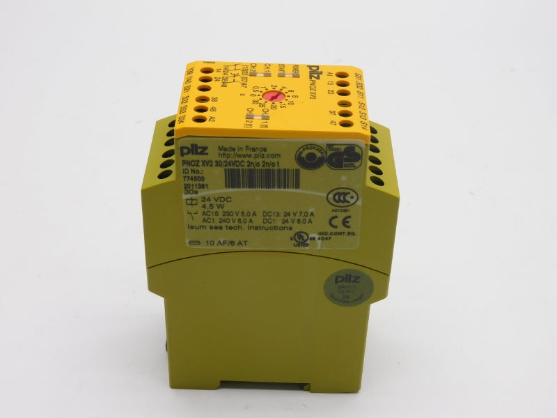 PILZ PNOZXV230/24VDC-2N/O-2N/O-T 774500 240V 8.0A 30S NSNP