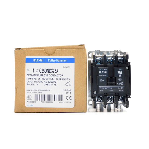 EATON C25DND325A SER. D1 110/120VAC 25A NSMP