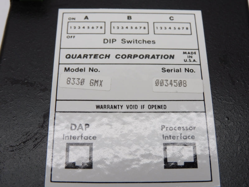 QUARTECH 8330-GMX NSMP