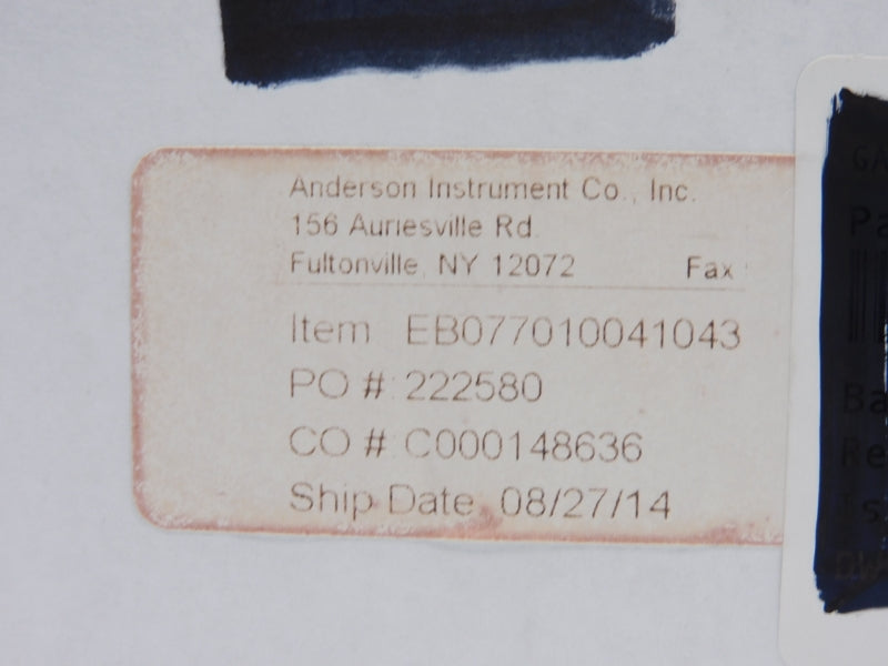 ANDERSON INSTRUMENT EB077010041043 300PSI NSMP