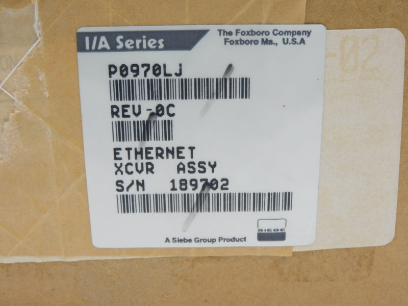FOXBORO P0970LJ NSFS