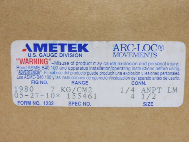 AMETEK 1980 NSMP