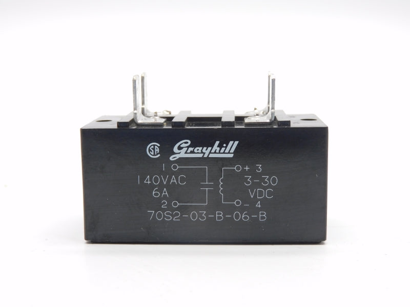 GRAYHILL 70S2-03-B-06-B 140VAC 6A UNMP