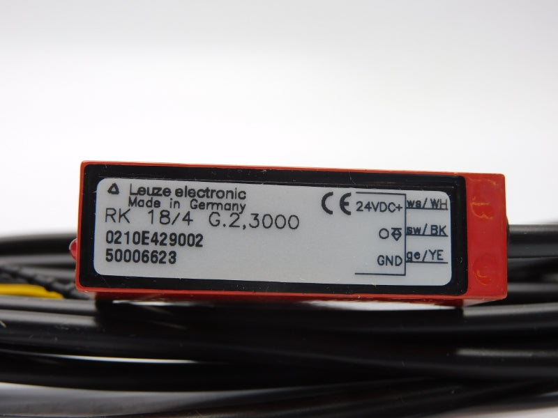 LEUZE ELECTRONIC RK18/4G.2.3000 24VDC NSMP