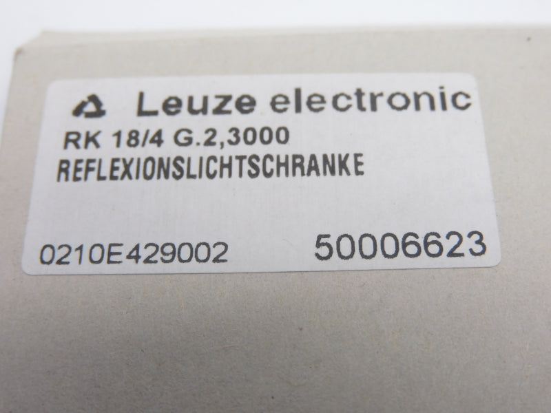 LEUZE ELECTRONIC RK18/4G.2.3000 24VDC NSMP