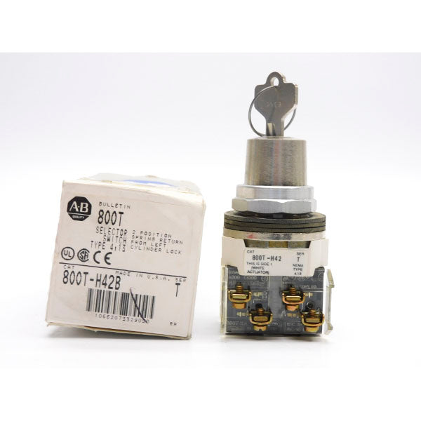 ALLEN BRADLEY 800T-H42B SER. T (GY/BL) NSMP