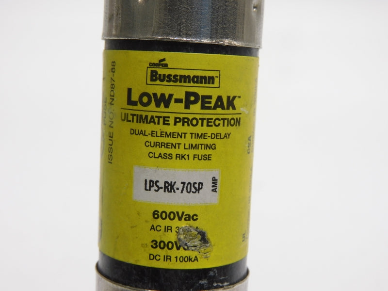 COOPER BUSSMANN LPS-RK-100SP 600VAC 100A UNMP