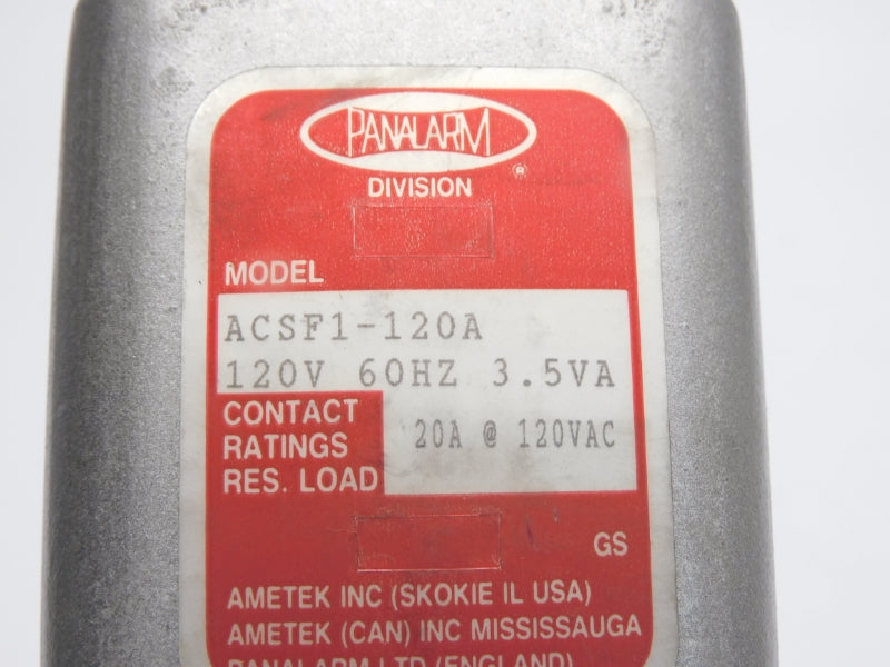 PANALARM ACSF1-120A 120VAC 20A UNMP