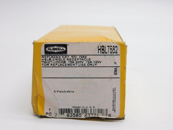 HUBBELL HBL7582 250V 15A NSMP