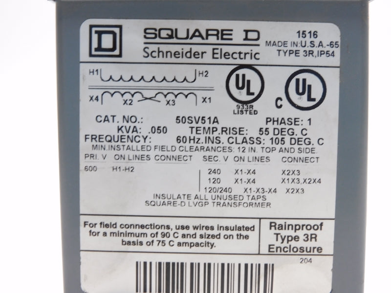 SQUARE D 50SV51A 600V NSNP