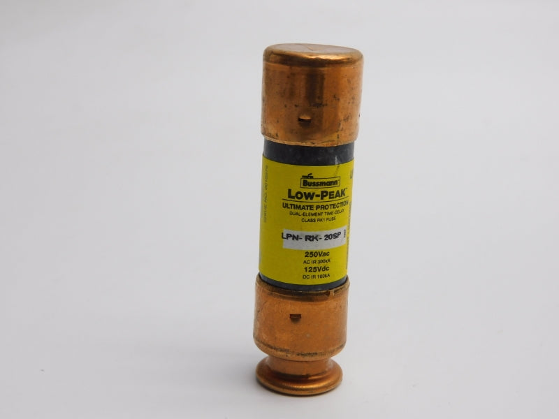 COOPER BUSSMANN LPN-RK-20SP 250VAC 20A (PKG OF 10) (YL/YL) NSMP