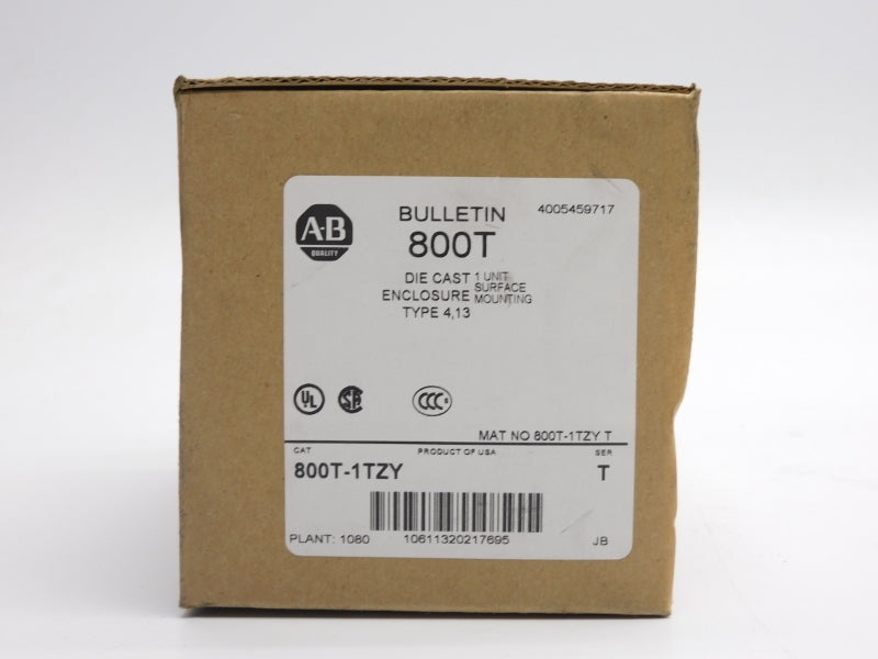 ALLEN BRADLEY 800T-1TZY SER. T (BR/WH) NSMP
