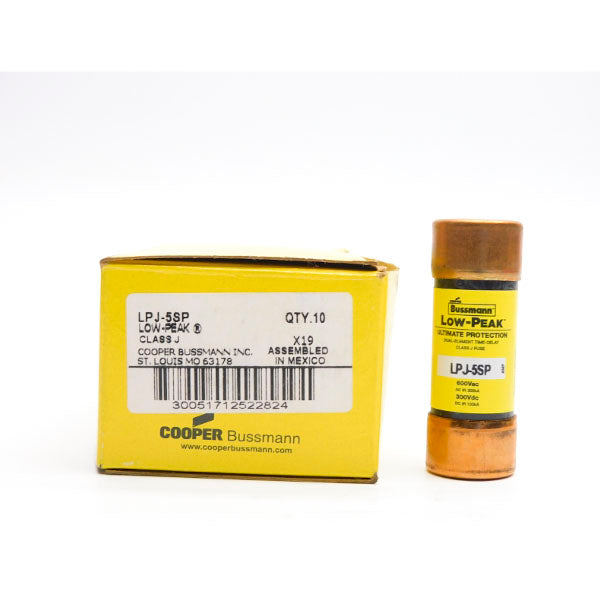 COOPER BUSSMANN LPJ-5SP 600VAC 5A (PKG OF 10) NSMP
