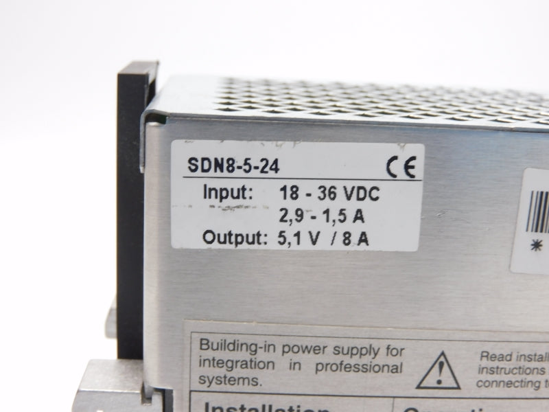 SOLA SDN8-5-24 18-36VDC 8A UNMP