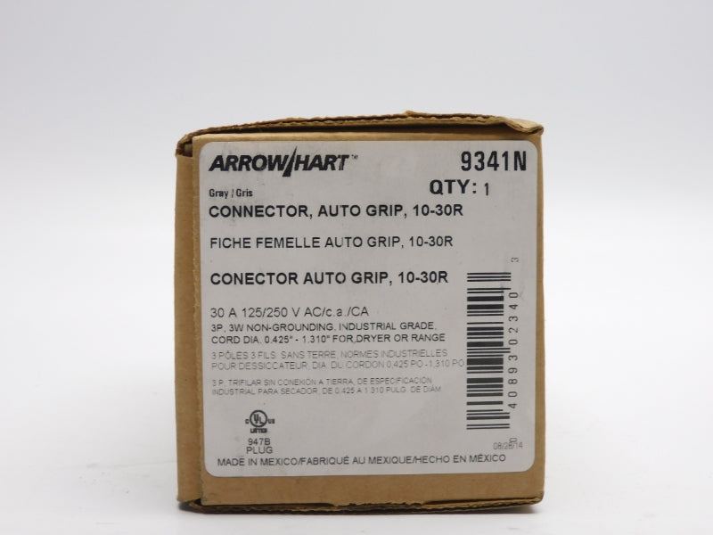 ARROW HART 9341N 125/250VAC 30A NSMP